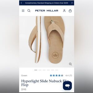 Peter Millar Hyperlight slide Flip Flops